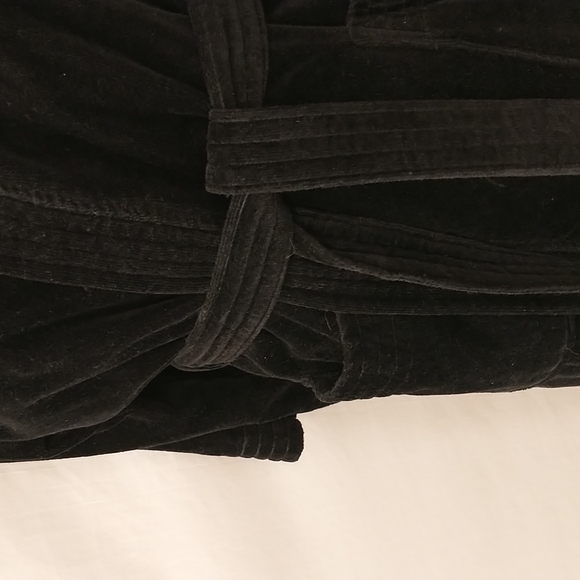 AIDA Turkish Cotton Black Wrap Robe Unisex Elton John Broadway Musical Chicago - Picture 6 of 14